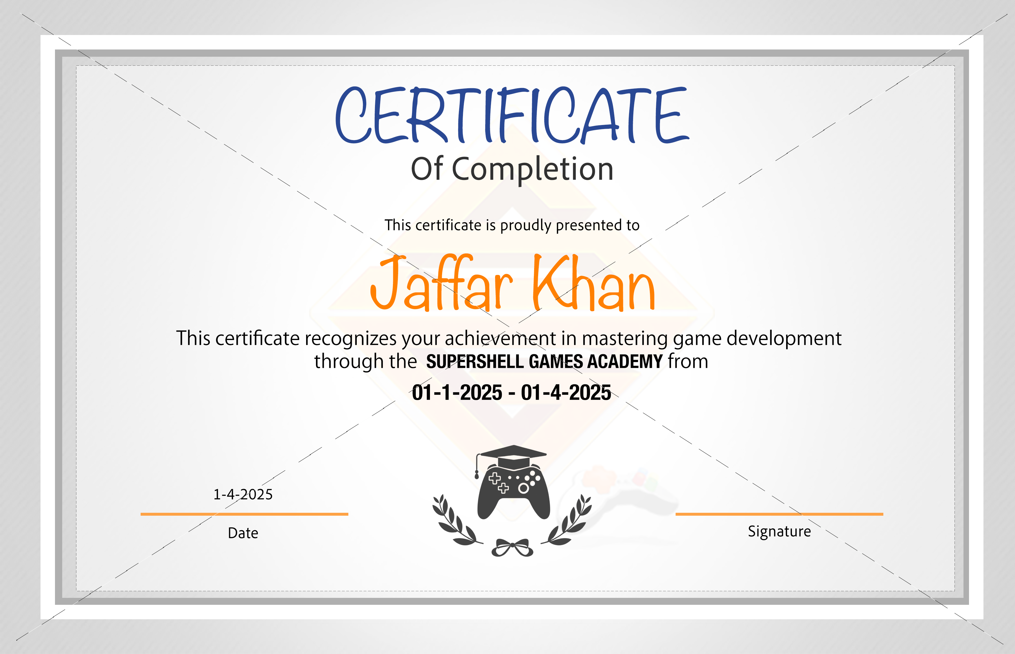 Certificate Image